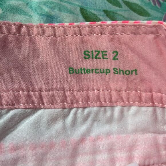 Lilly Pulitzer Neon Fiesta Pink Buttercup Shorts - 2 - Picture 8 of 15